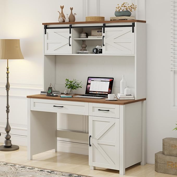 Farmhouse 47" Executive Desk, Computer Desk - Image 6