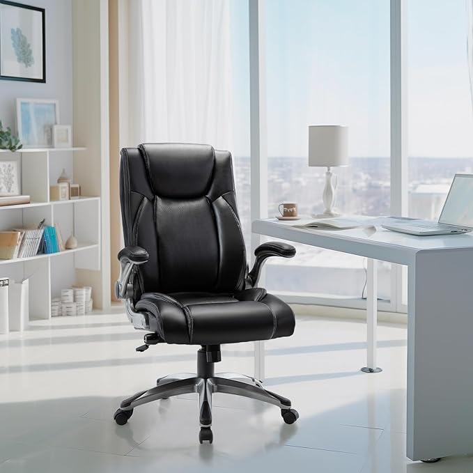Executive Leather Office Chair, Ergonomic Office Chair - Image 2