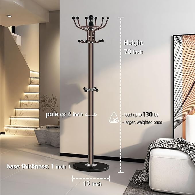 Kertnic Freestanding Coat Rack - Image 5