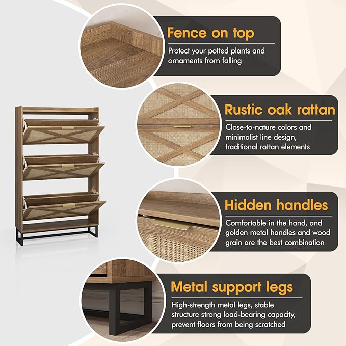 Maupvit Shoe Storage Cabinet - Image 4