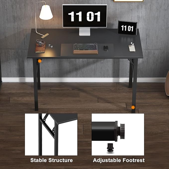 Need Computer Desk Office Desk 47 inches Folding Table - Image 8