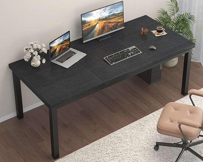 63 Inch Large Computer Desk, Gaming Long Desk - Image 5