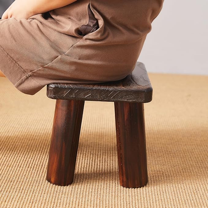 Wooden Step Stool for Adults and Kids, Foot Stool, Kitchen Small Wood Bench - Image 5