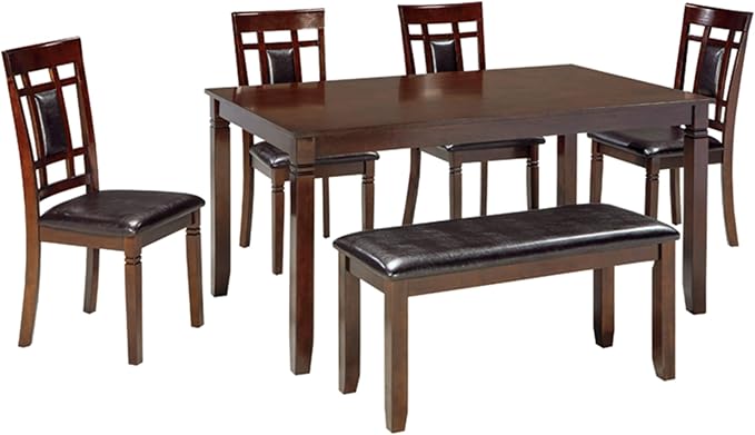 Signature Design by Ashley Bennox Dining Room Set, Includes Table, 4 18" Chairs by SignatureDesignbyAshley