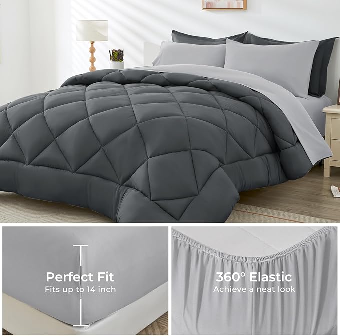 HEVUMYI Twin-XL Comforter Set - Image 4