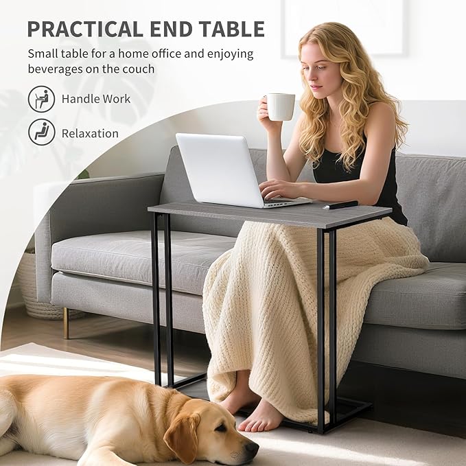 C-Shaped Side Table, Modern End Table - Image 5