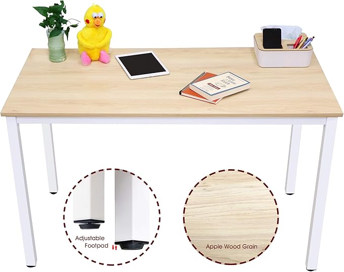 47 inch Large Computer Desk Wood, Modern Simple Style Desk - Image 5