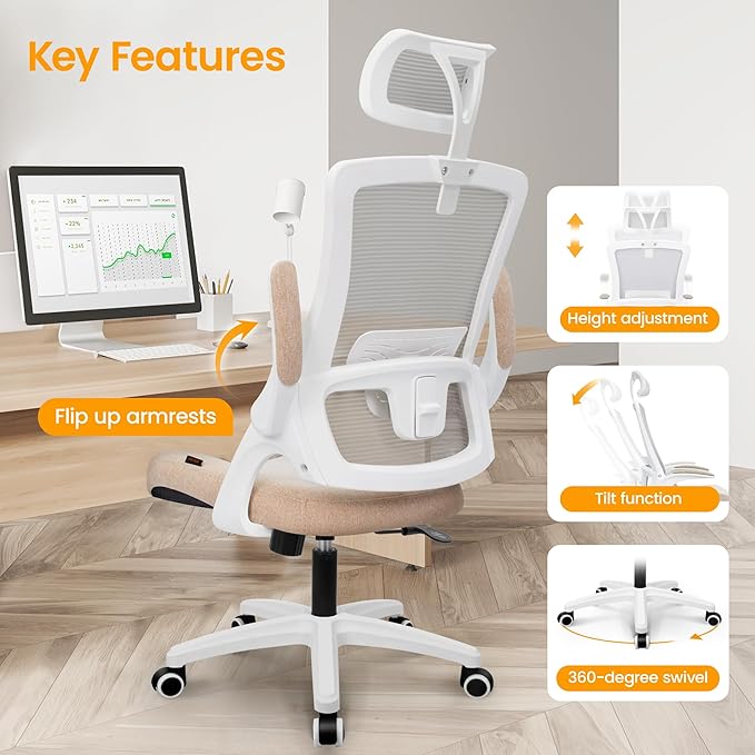 NEO CHAIR Ergonomic Office Desk Chair High Back Computer Gaming Mesh Chair - Image 3