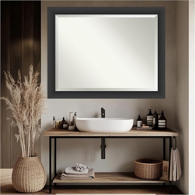 Amanti Art Black Bathroom Mirror - Image 6