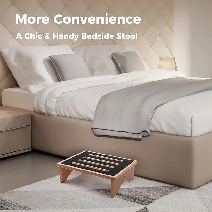 StrongTek 5" High Wooden Bed Step Stool - Image 6