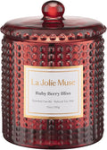 LA JOLIE MUSE Ruby Berry Bliss Scented Candle – Mandarin, Cranberry & Plum| by LaJol%C3%ADeMuse