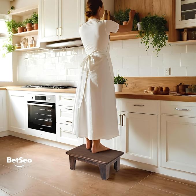 Wooden Step Stool No Assembly Needed, Bed Steps - Image 4