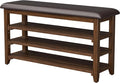 Shoe Bench Storage Rubberwood by JAWGLOW