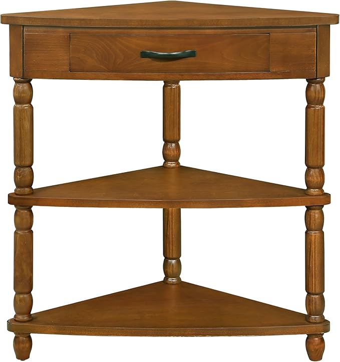 GDFStudio Trmxmbi 3 Tier Corner Console Table - Image 4