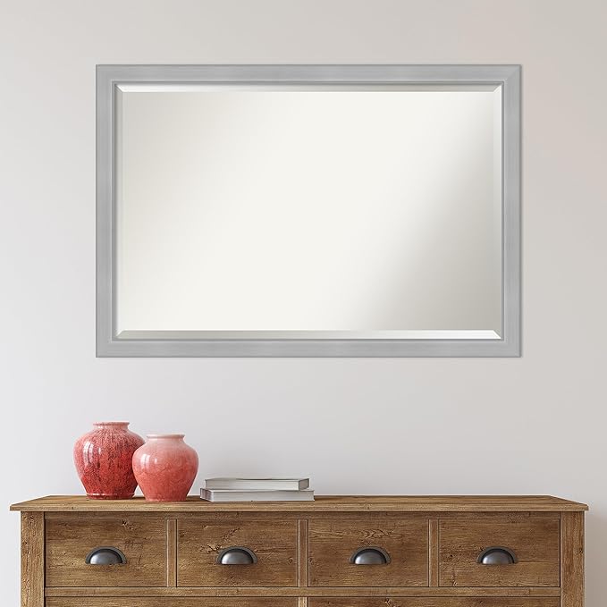 Amanti Art Silver Bathroom Mirror - Image 6