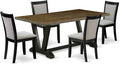 East West Furniture V677MZ606-5 5 Piece Kitchen Table & Chairs Set Includes a by EastWestFurniture