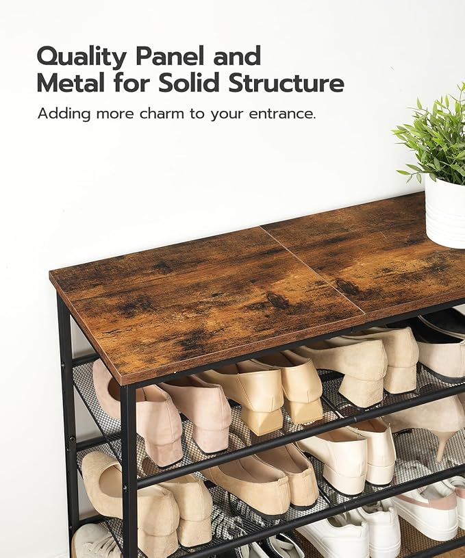 HOOBRO Shoe Rack for Entryway, 5-Tier Shoe Organizer - Image 7