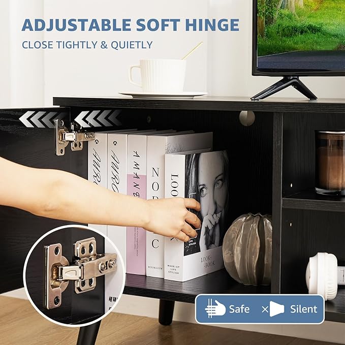 DUMOS TV Stand for 55 60 inch TV, Entertainment Center - Image 5