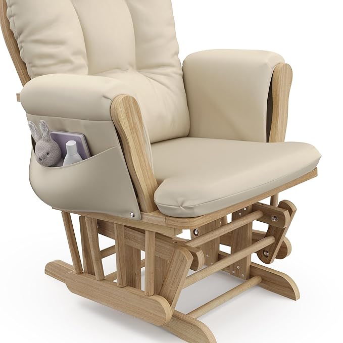 Storkcraft Premium Hoop Glider & Ottoman — GREENGUARD Gold Certified Nursery - Image 13