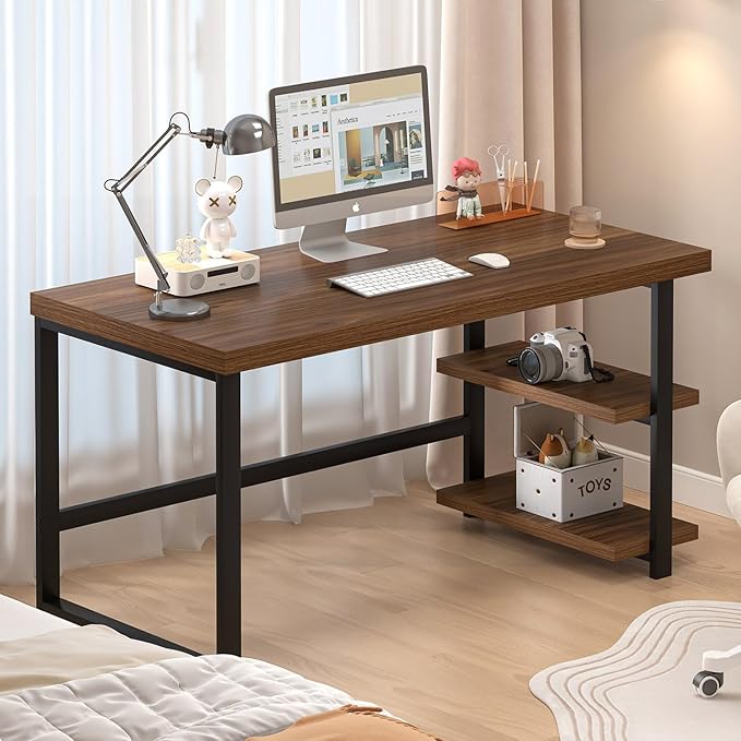 FOLUBAN 47 Inch Computer Desk, Small Home Office Desk - Image 5