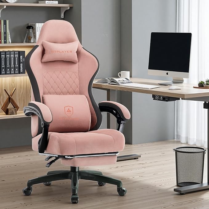GTPLAYER Office Chair, Gaming Computer Desk Fabric Chair - Image 2