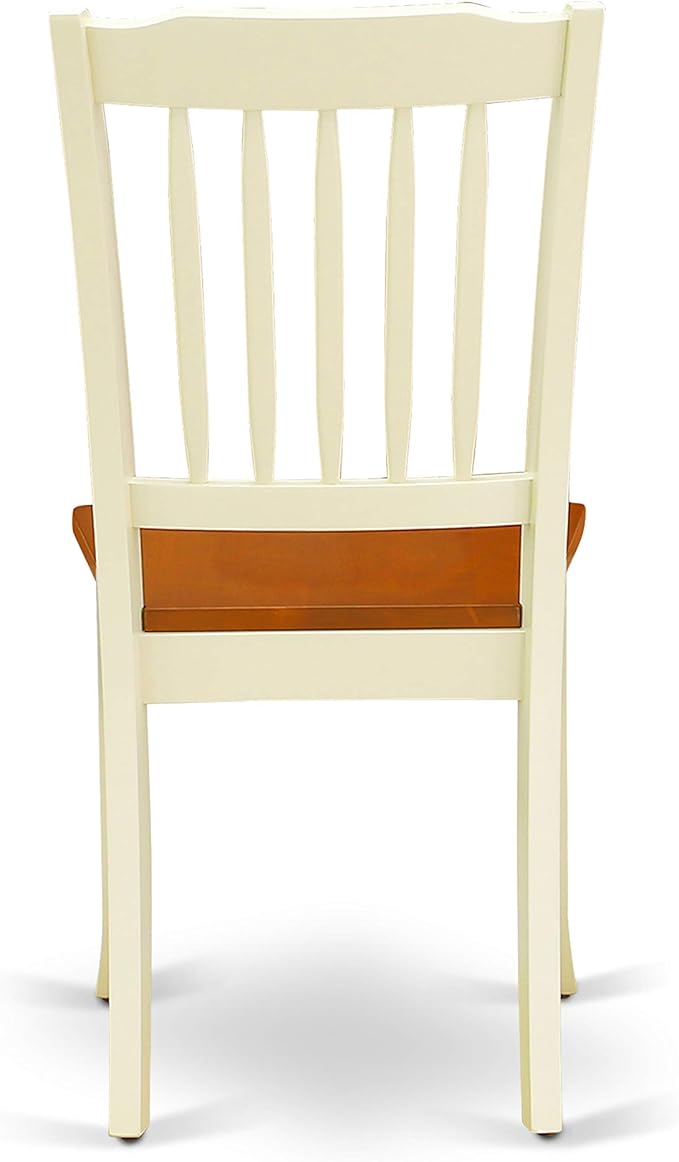 East West Furniture DODA5-BMK-W 5 Piece Dining Set Includes a Rectangle Dining - Image 11