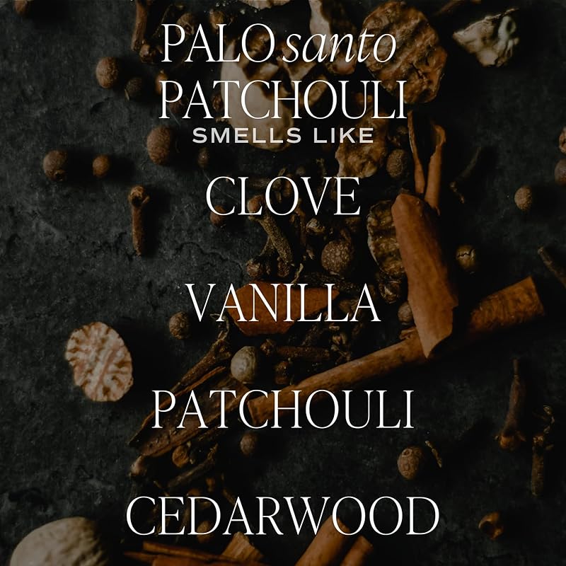 Sweet Water Decor Palo Santo Patchouli Reed Diffuser – Room Decor Aesthetic - Image 2