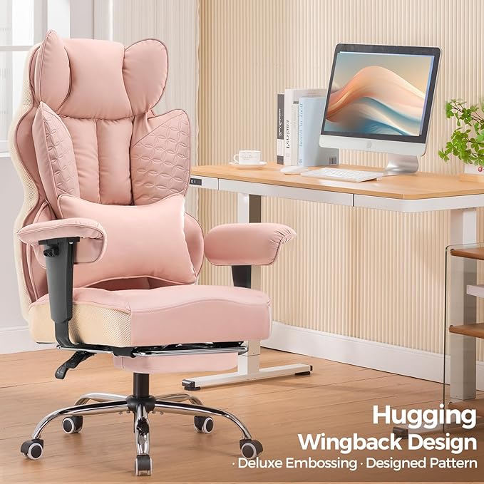 GTRACING Big and Tall Gaming Chair 400lbs Heavy Duty Office Chair - Image 7