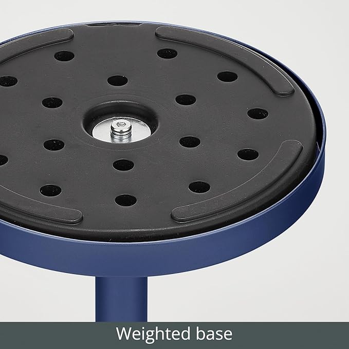 mDesign Glass Top Side/End Drink Table - Image 3