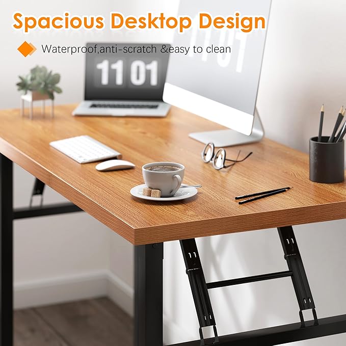Need Folding Desk, 54 inch Large Computer Desk - Image 5