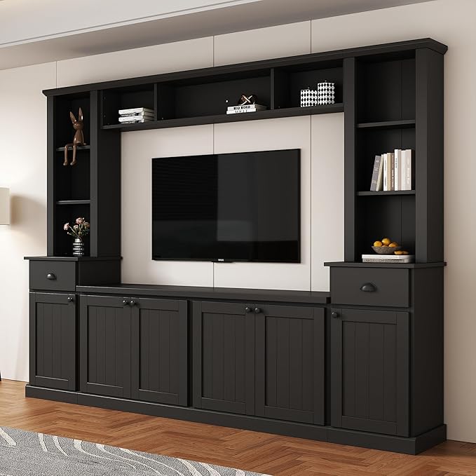 Merax Modern TV Stand Set with Adjustable Bridge by Merax