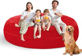 7FT Bean Bag Chair with Ultra Soft Velvet Cover Bean Bag Sofa with Memory Foam by Unknown