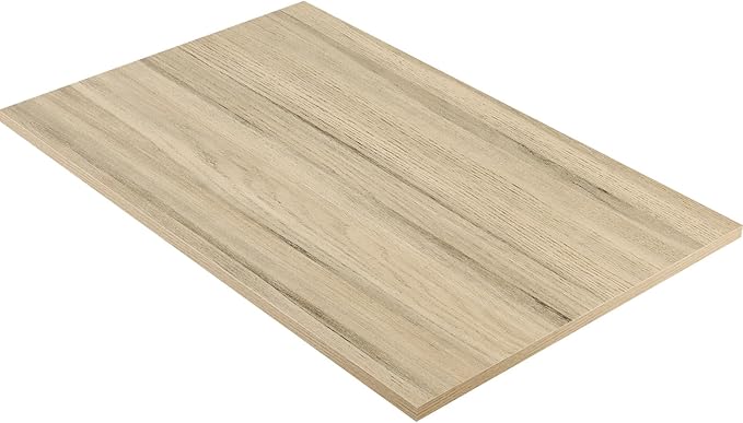 Kaboon Universal Tabletop 36"x20", Solid One-Piece Melamine Table Top, L-Desk by Kaboon