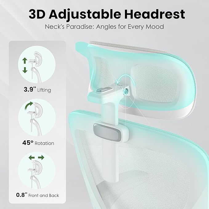 Ergonomic Office Chair, Comfy Home Office Chair High Back Computer Chair - Image 5