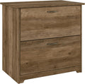 Bush Furniture Cabot 2 Drawer Lateral File Cabinet in Reclaimed Pine, Home by BushHome