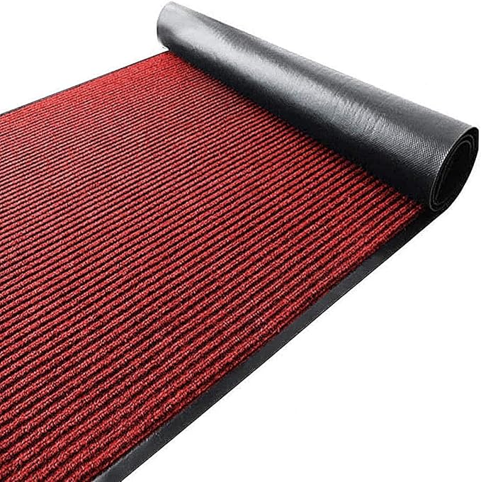 TANYOYO 3' X 10' Commercial Grade Door Floor Mat Brush Step Entrance Mat Vinyl by TANYOYO