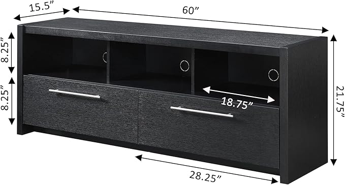 Convenience Concepts Newport Marbella TV Stand 60" - Image 6