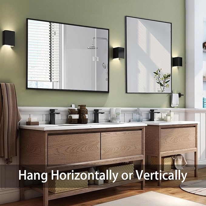 Wall Mirror 30x36, Rectangle Bathroom Mirror 30 x 36 inch, Large Vanity Mirror - Image 8