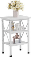 VECELO Modern Nightstands X-Design Side End Table Night Stand by VECELO