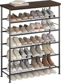 Shoe Rack Organizer 6 Tier for Closet Entryway Free Standing Metal Storage Shoe by MAKELIFESIMPLE