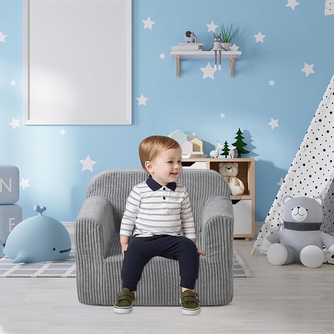 Getifun Foam Kids Sofa Chair, Comfy Toddler Couch, Soft Toddler Armchair - Image 6