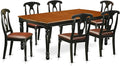 East West Furniture DOKE7-BCH-LC 7 Piece Dining Room Furniture Set Consist of a by EastWestFurniture