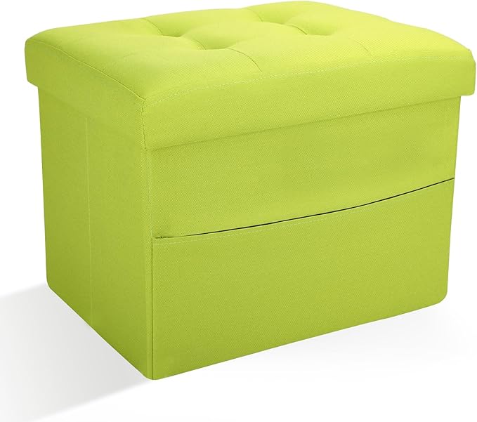 Ottoman Storage Ottoman Foot Rest Stool Foldable Bench by DOCVANIA