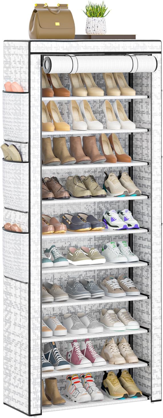 Shoes Rack 10 Tier Tall Shoe Rack by OYREL