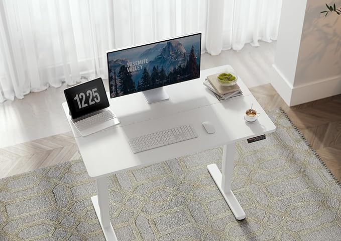 Seang Standing Desk with Adjustable Height, 48x24 Inch Electric Stand Up Desk - Image 2
