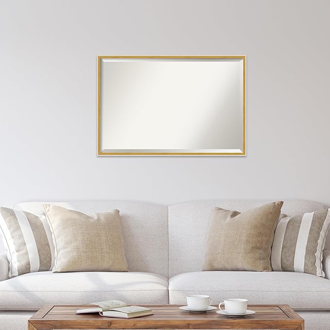 Amanti Art White Bathroom Mirror - Image 6