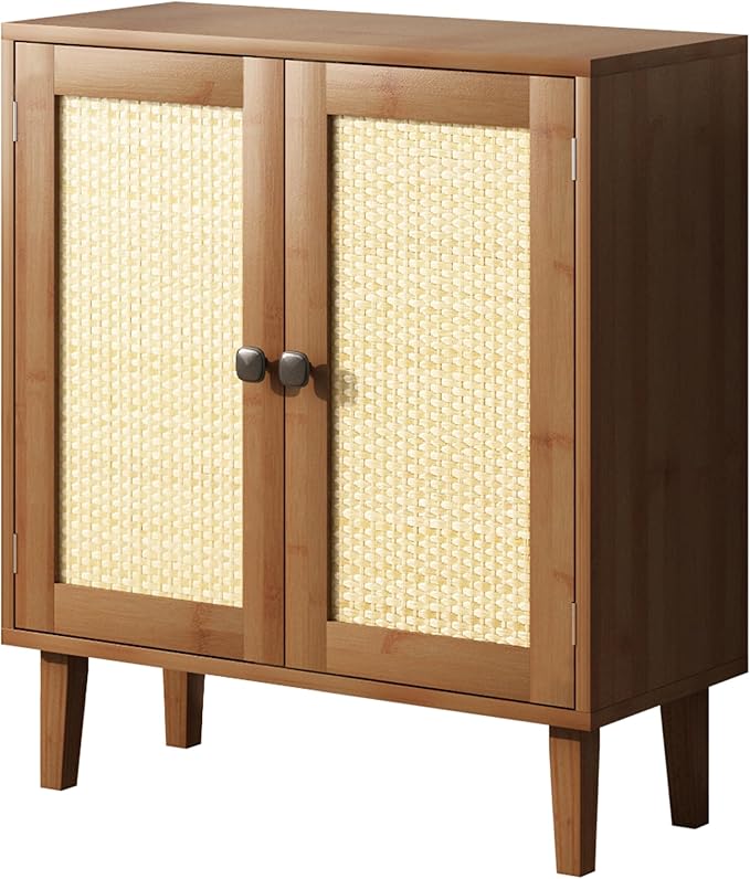 Bamboo Sideboard Buffet Cabinet by Eastglory