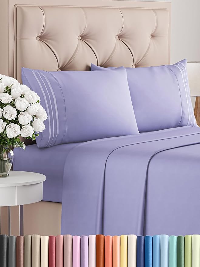 Queen Size 4 Piece Sheet Set by CGKUnlimited