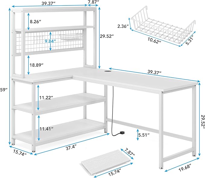 Tribesigns 55" Large Computer Desk - Image 2