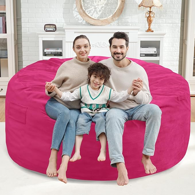 5FT Bean Bag Chair, Large Bean Bag Chairs - Image 2